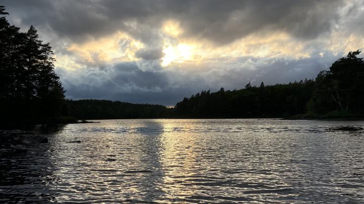 Aftensejlads på Söderåsen